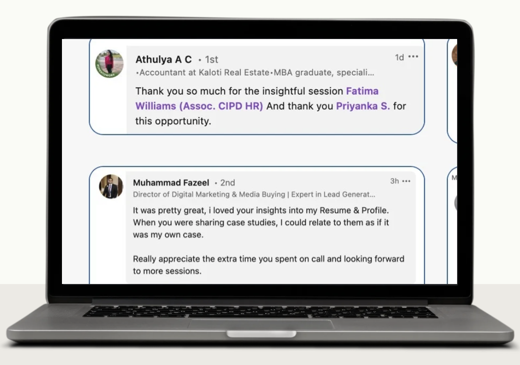 Student testimonial