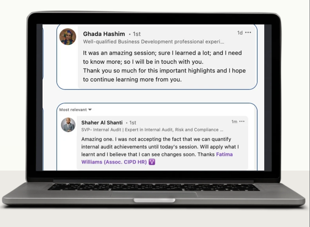 Student testimonial